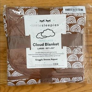 Rust Rainbows Little Sleepies Cloud Blanket